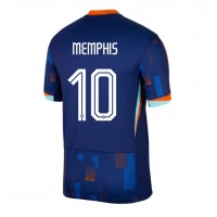 Nizozemska Memphis Depay #10 Gostujuci Dres EP 2024 Kratak Rukav